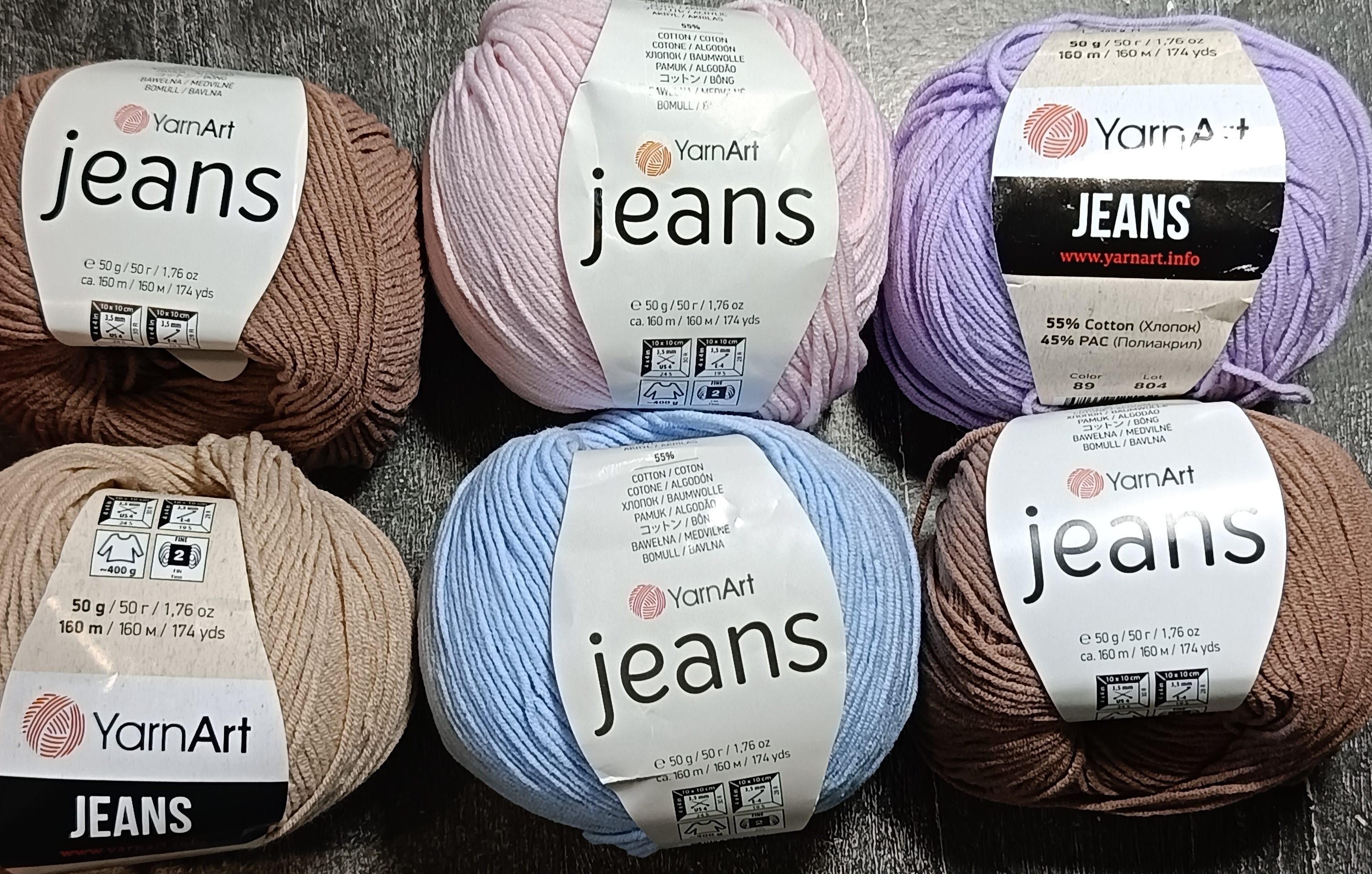 YarnArt Jeans в наличии и на заказ