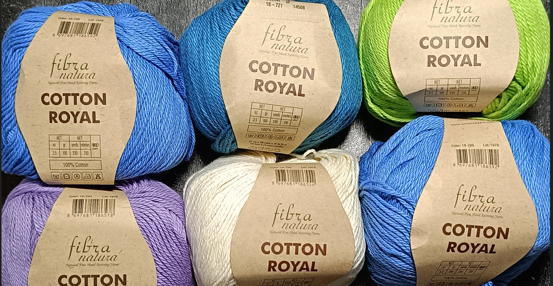 Пряжа   Fibra Natura Cotton Royal в наличии и на заказ