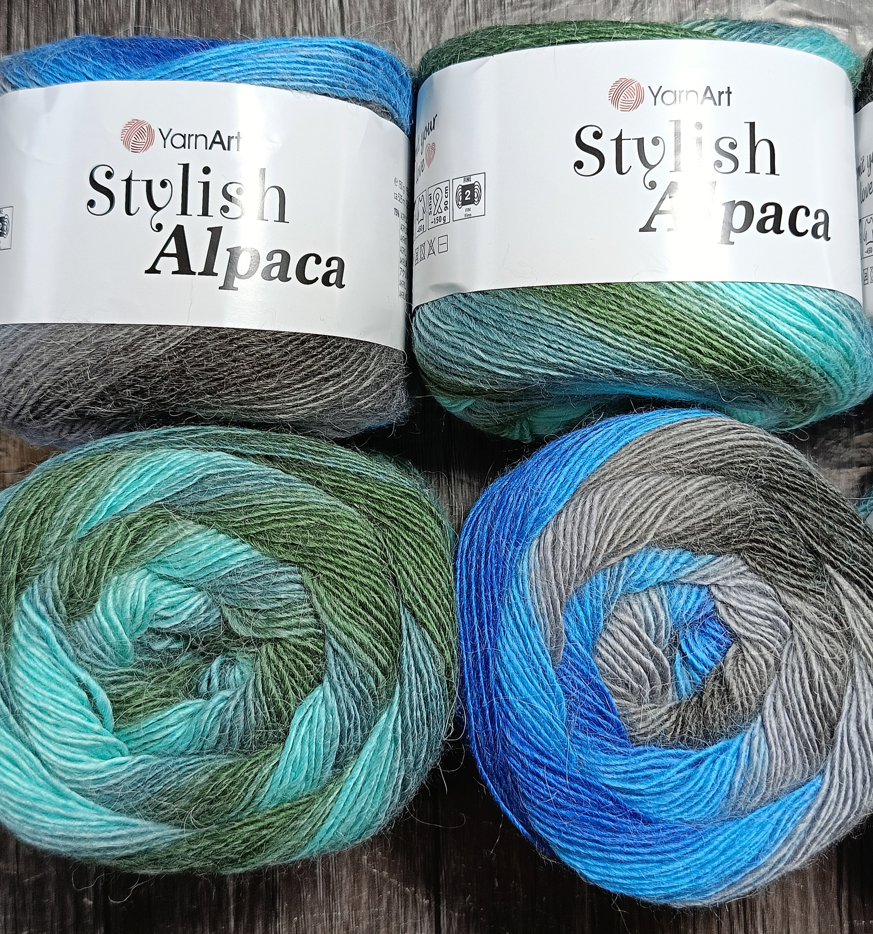 Пряжа  YarnArt Stylish Alpaca в наличии и на заказ