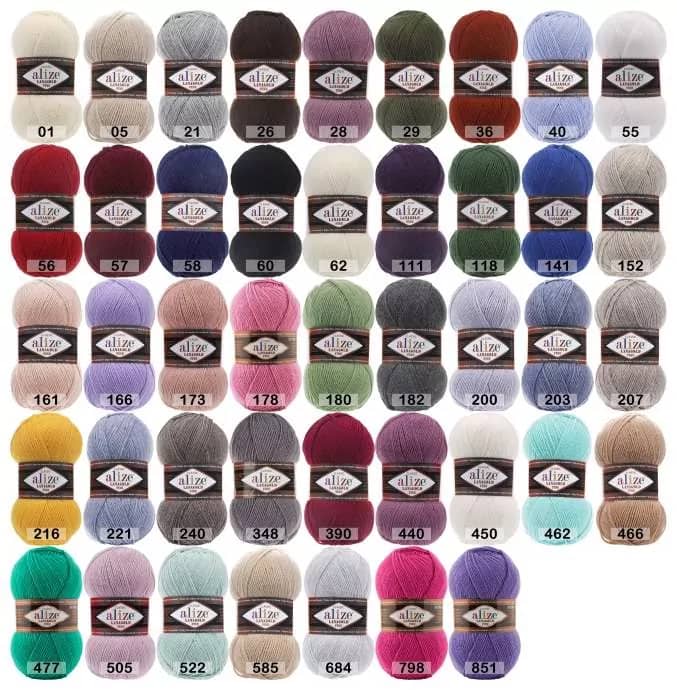 Палитра Alize Lanagold fine