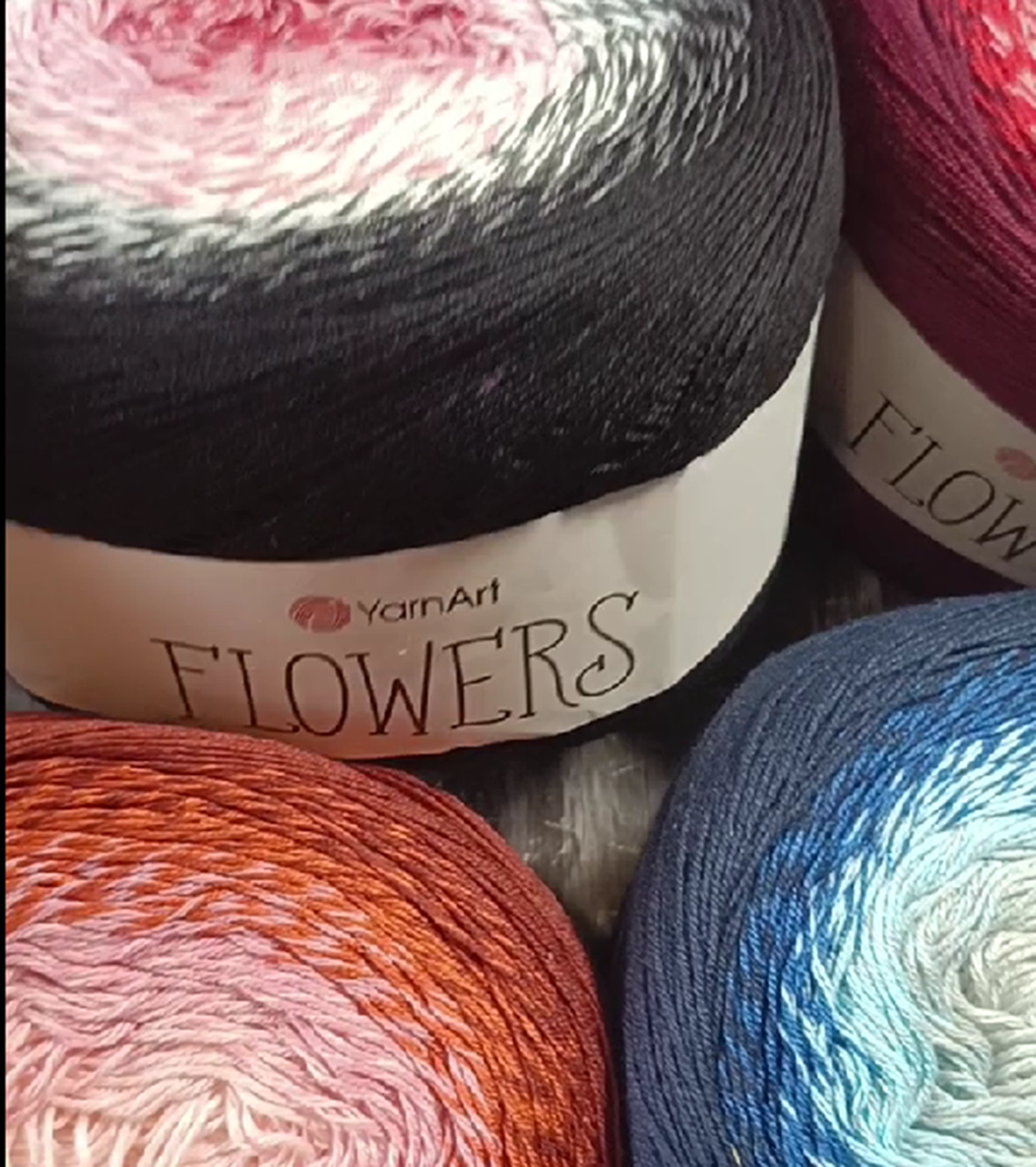 Пряжа YarnArt Flowers  , в наличии на заказ